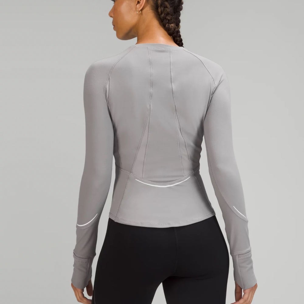 lululemon athletica | Rulu Reflective Long-Sleeve Top - Light Gray